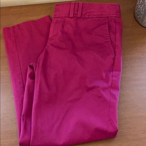 Banana Republic Magenta Ryan Fit pant